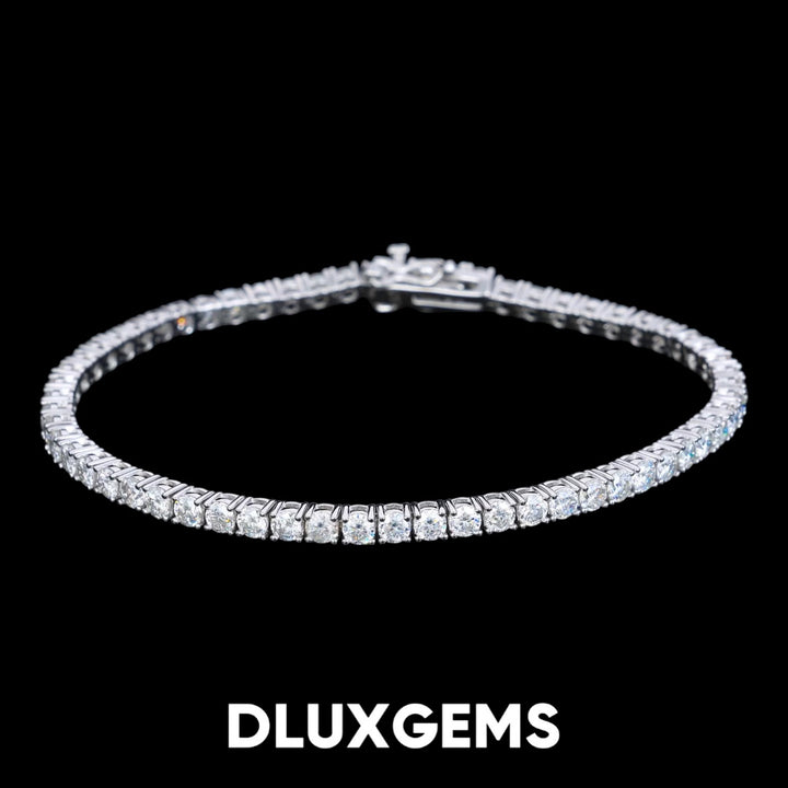 3MM Moissanite Tennis Bracelet