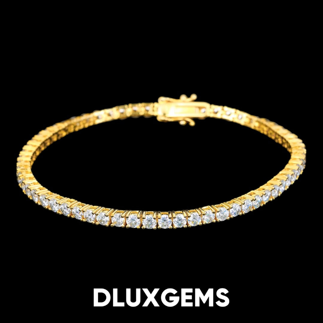 3MM Moissanite Tennis Bracelet