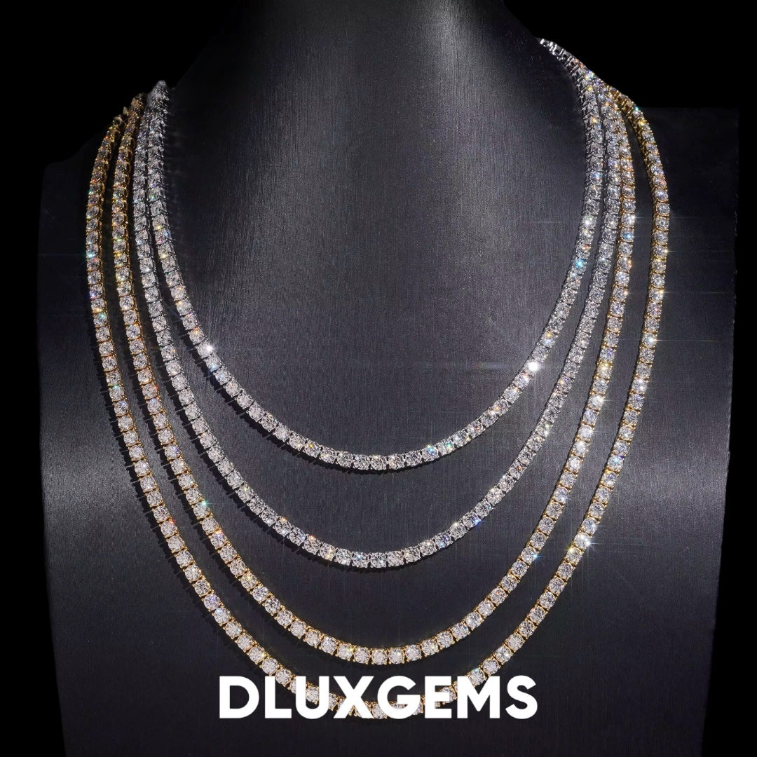 4MM Moissanite Tennis Chain