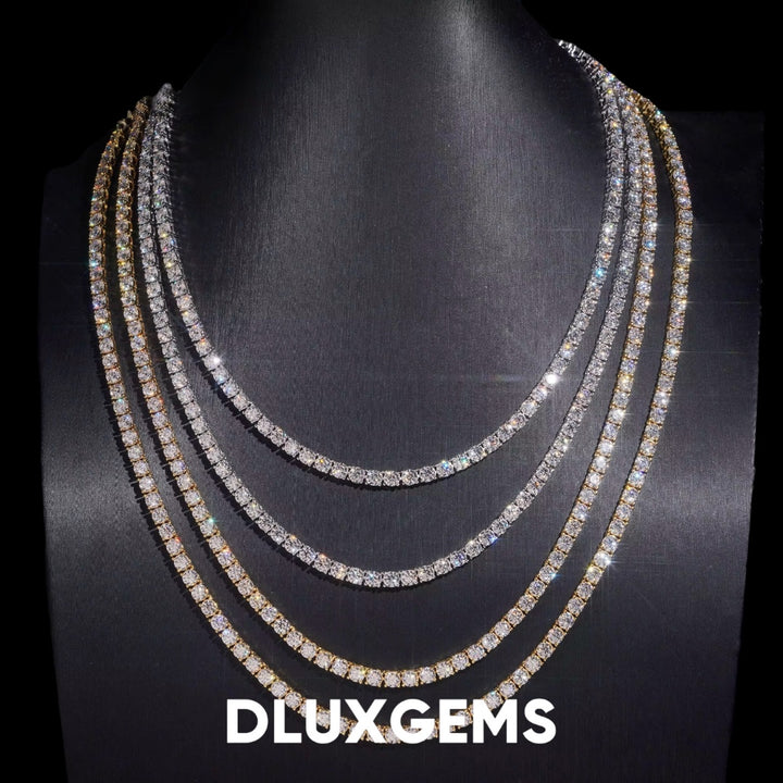 4MM Moissanite Tennis Chain