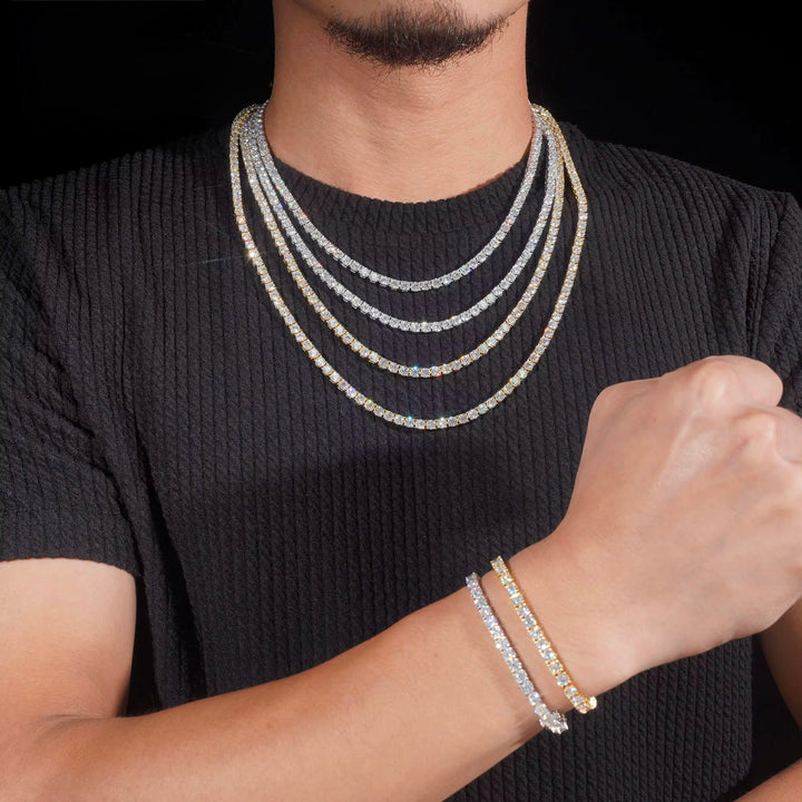 4MM Moissanite Tennis Chain