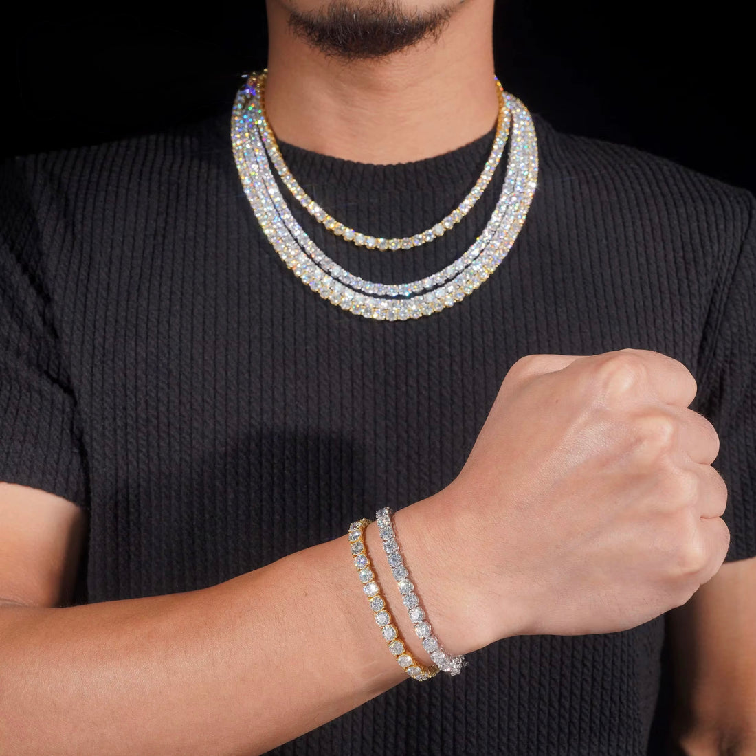 5MM Moissanite Tennis Chain