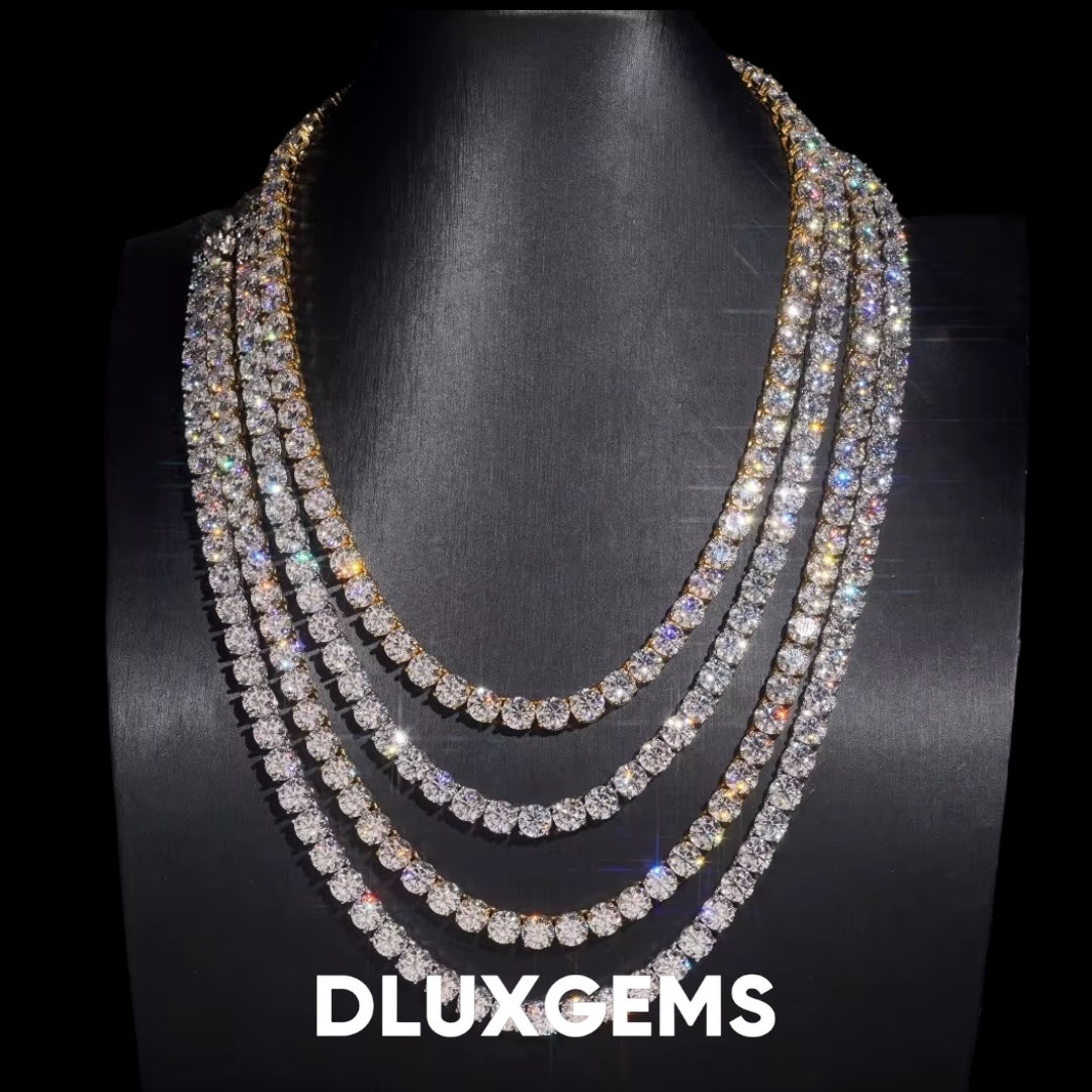 6.5MM Moissanite Tennis Chain