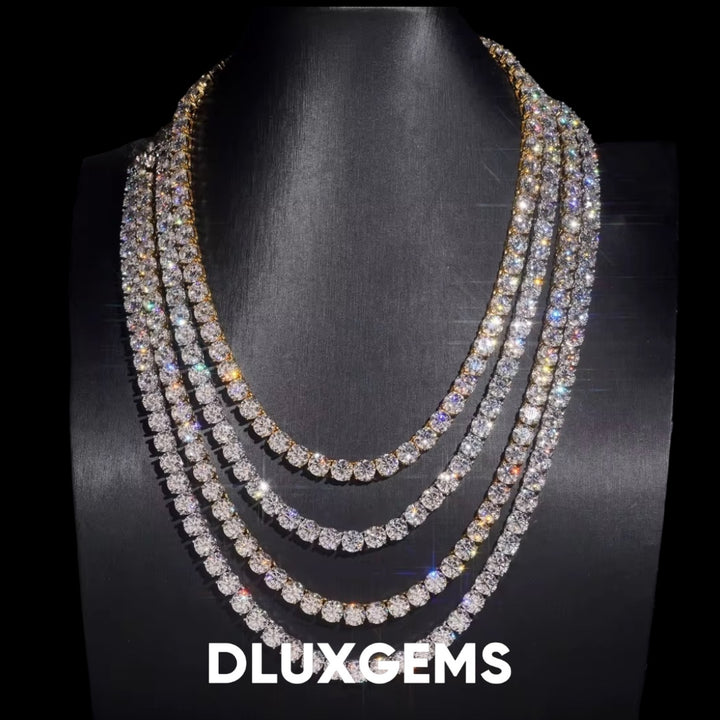 6.5MM Moissanite Tennis Chain