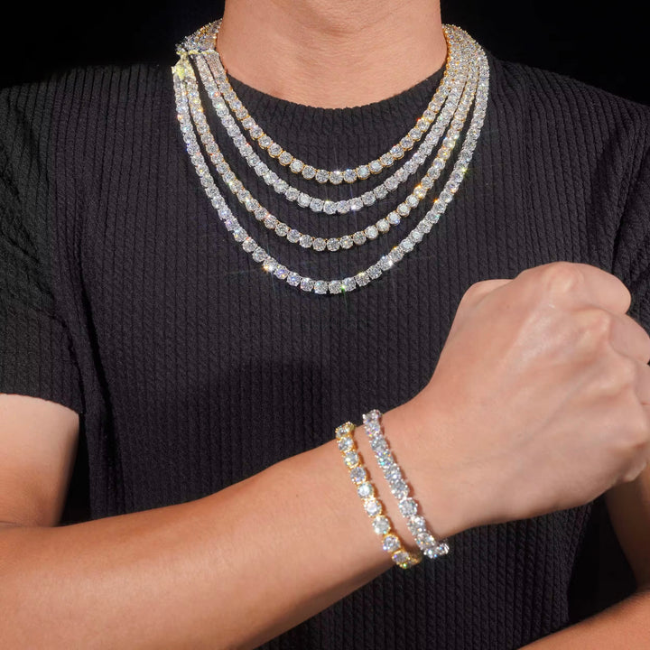 6.5MM Moissanite Tennis Chain