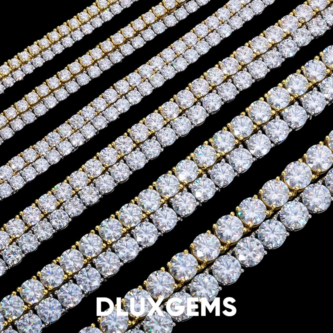 3MM Moissanite Tennis Bracelet