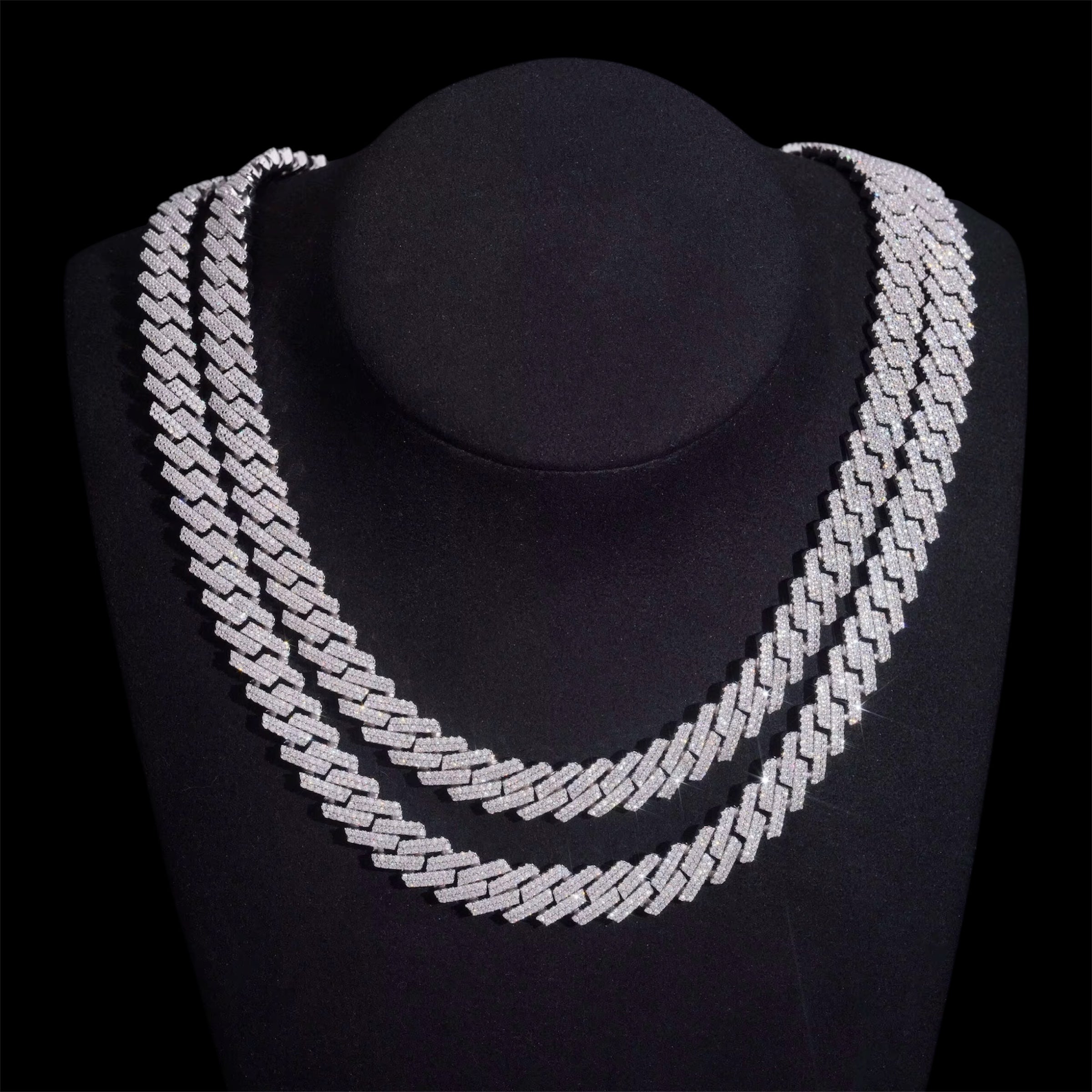 La Cubana Miami Cuban Link Prong Chain