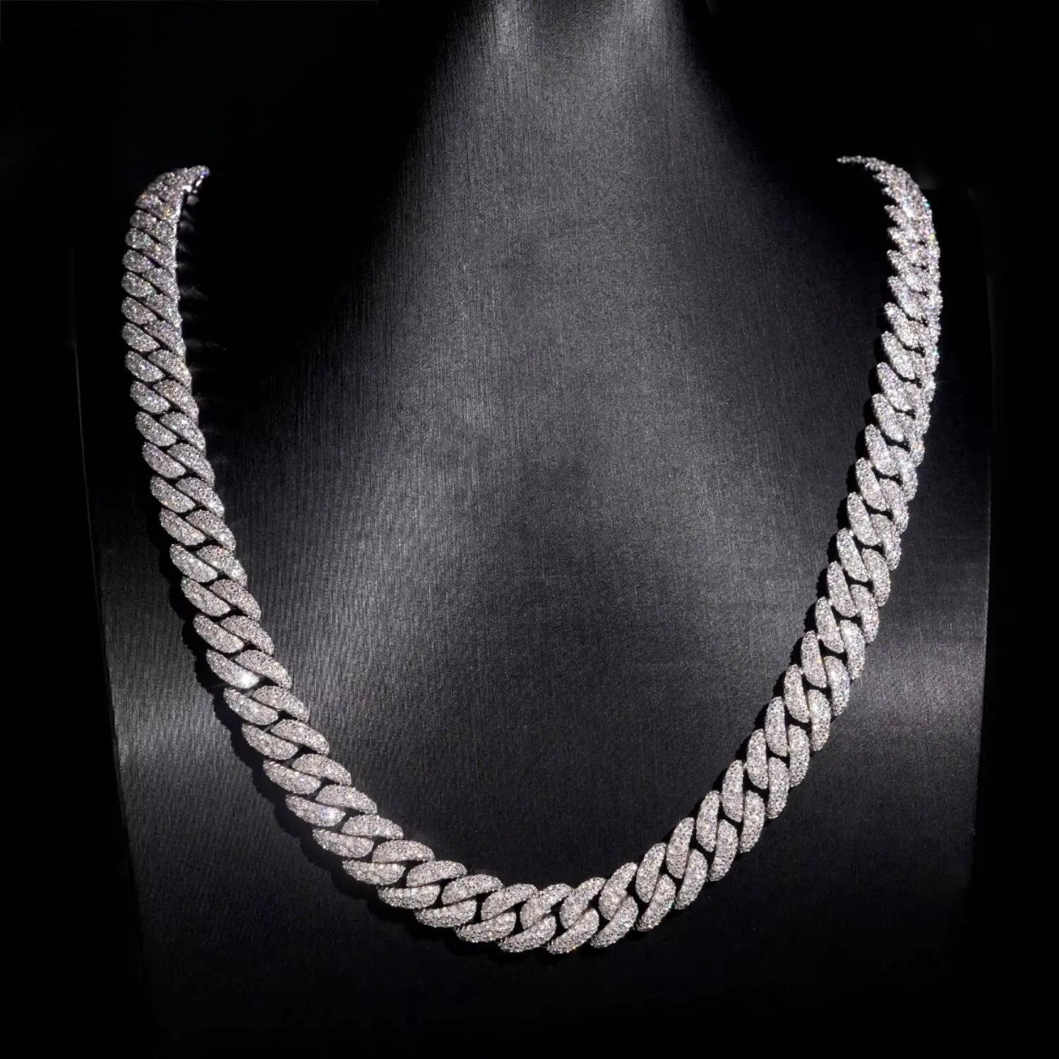 12MM La Cubana Mosaic Cuban Link Chain