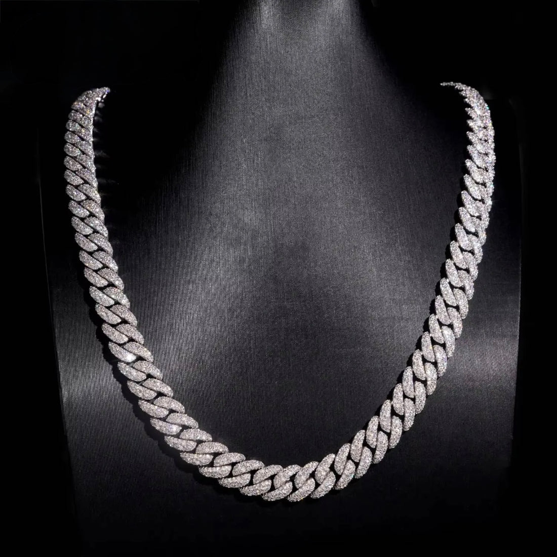 12MM La Cubana Mosaic Cuban Link Chain