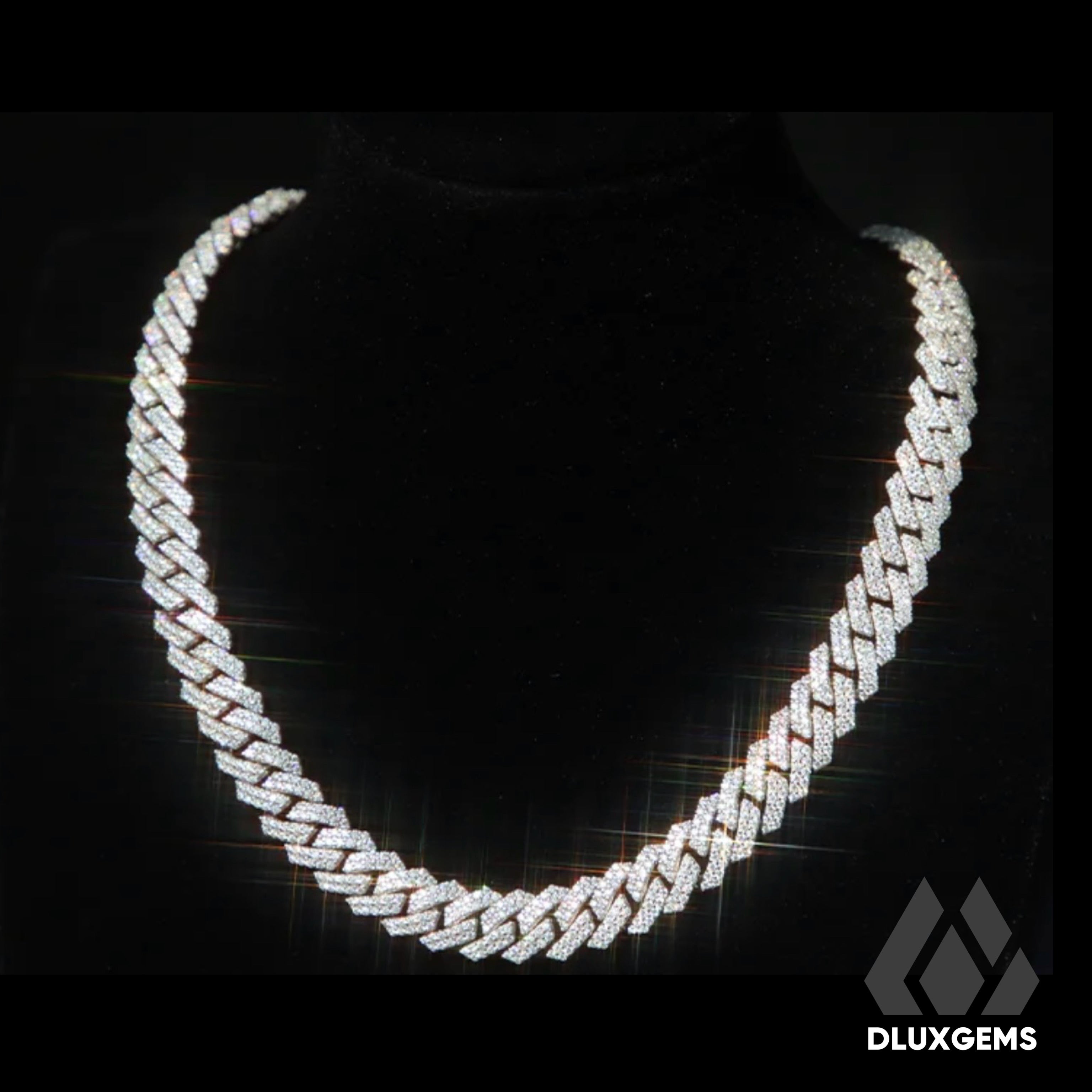La Cubana Miami Cuban Link Prong Chain