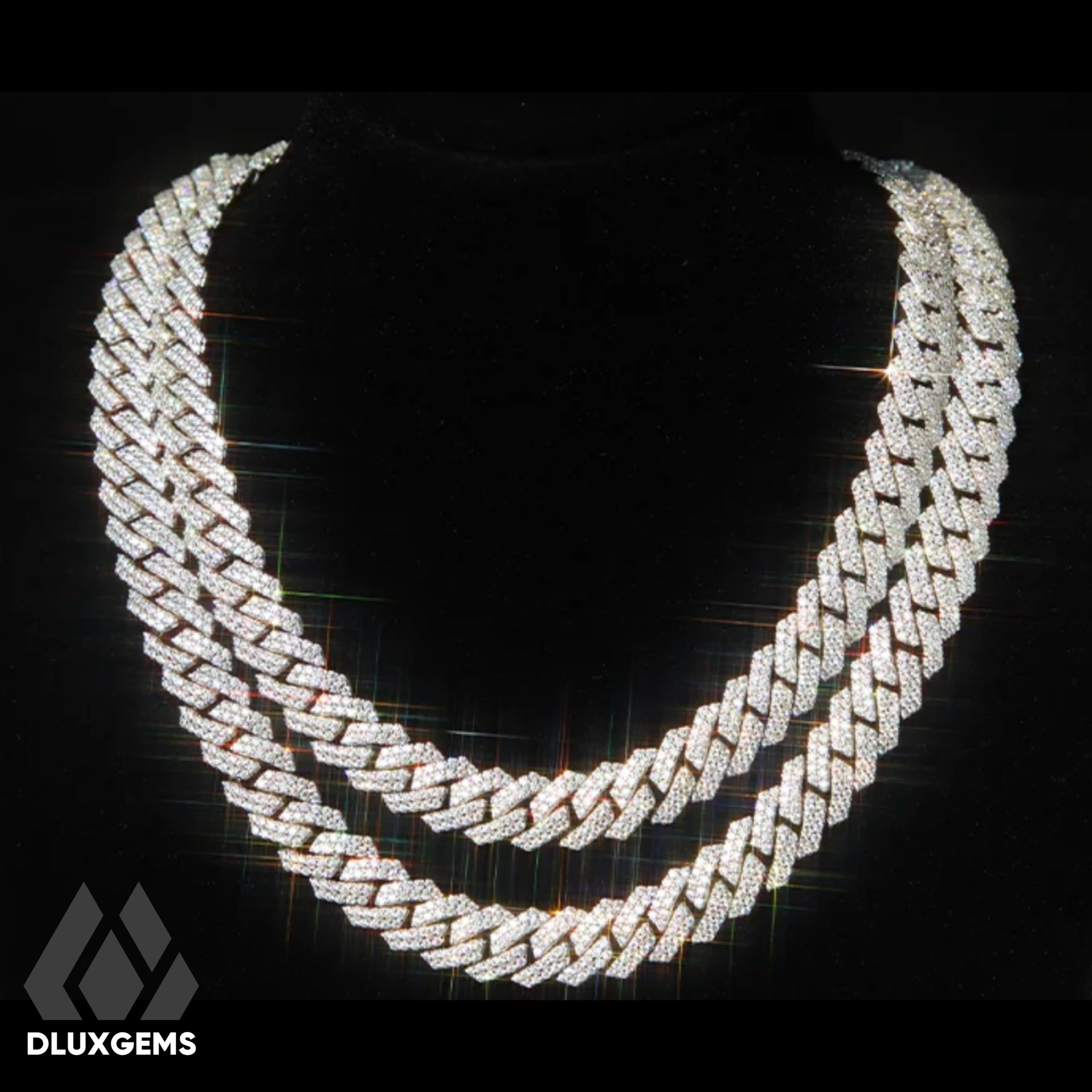 La Cubana Miami Cuban Link Prong Chain