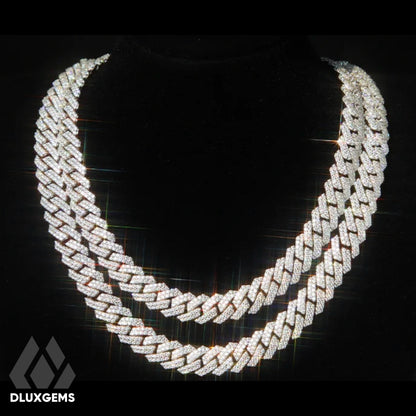 La Cubana Miami Cuban 2 Row Iced Out Chain