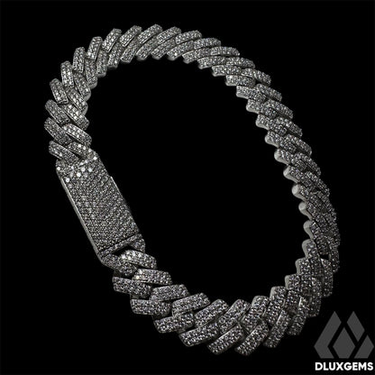 La Cubana Miami Cuban 2 Row Iced Out Bracelet