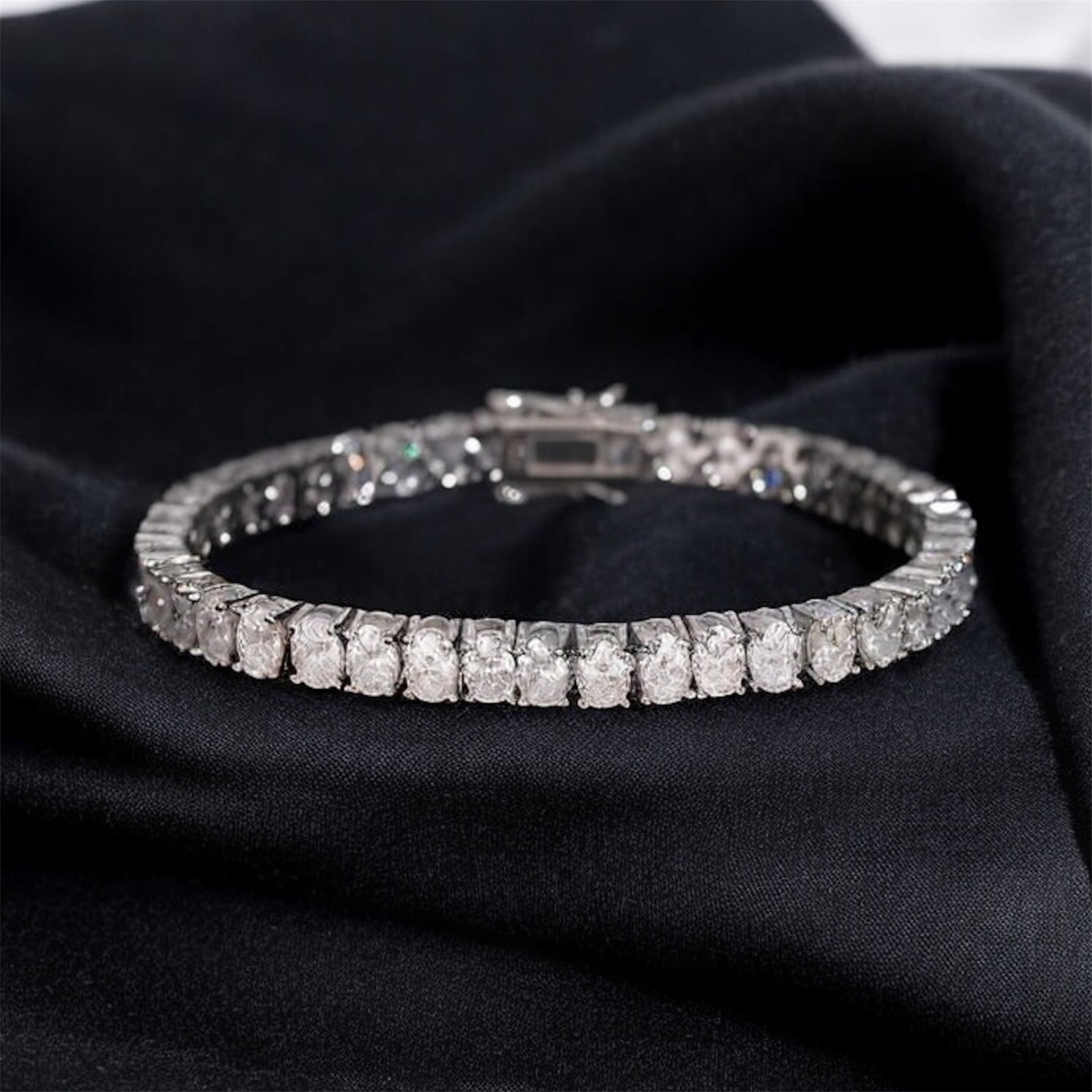 Oval Cut Tennis Bracelet
