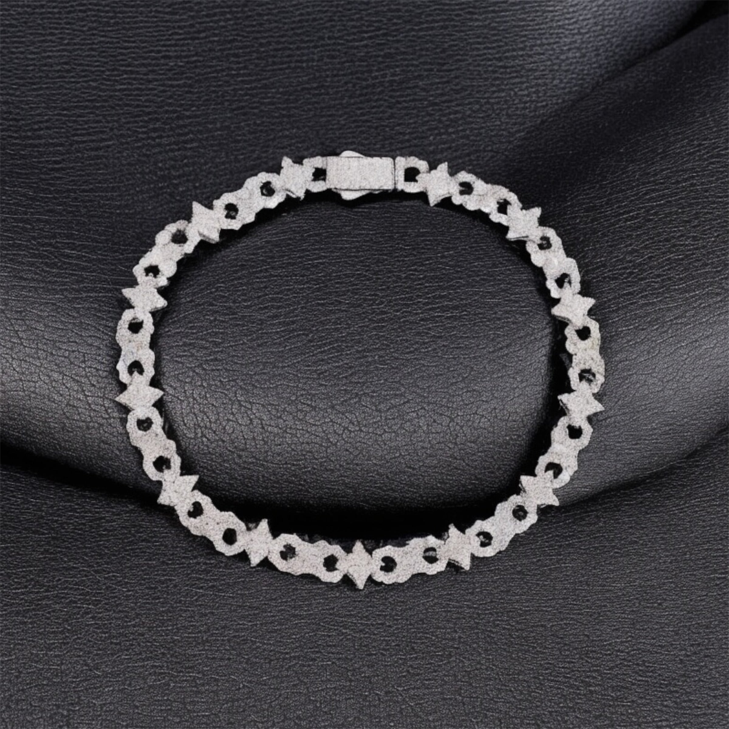 Iced Infinity Star Bracelet