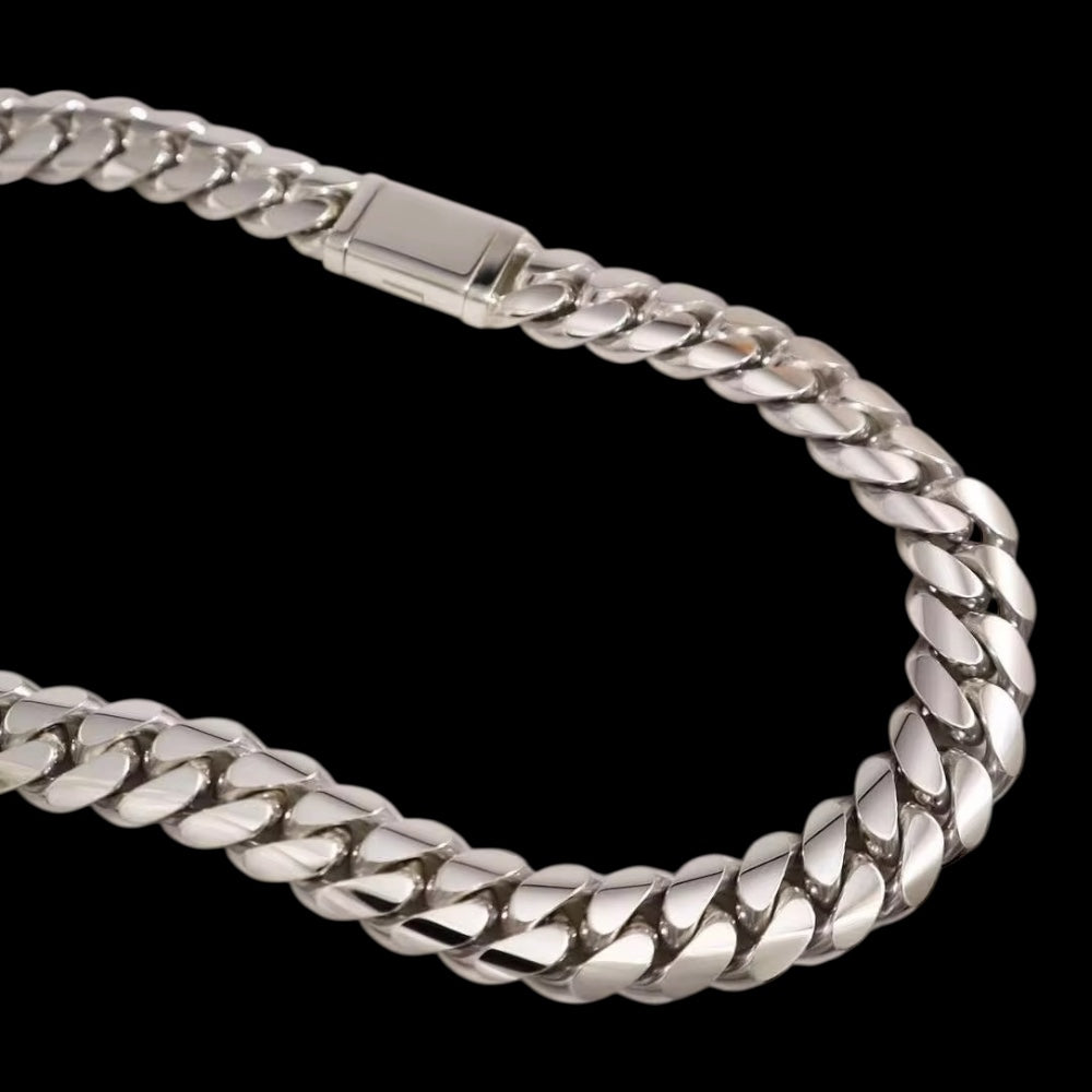 Classic Cuban Link Bracelet (Plain Sleek Lock)