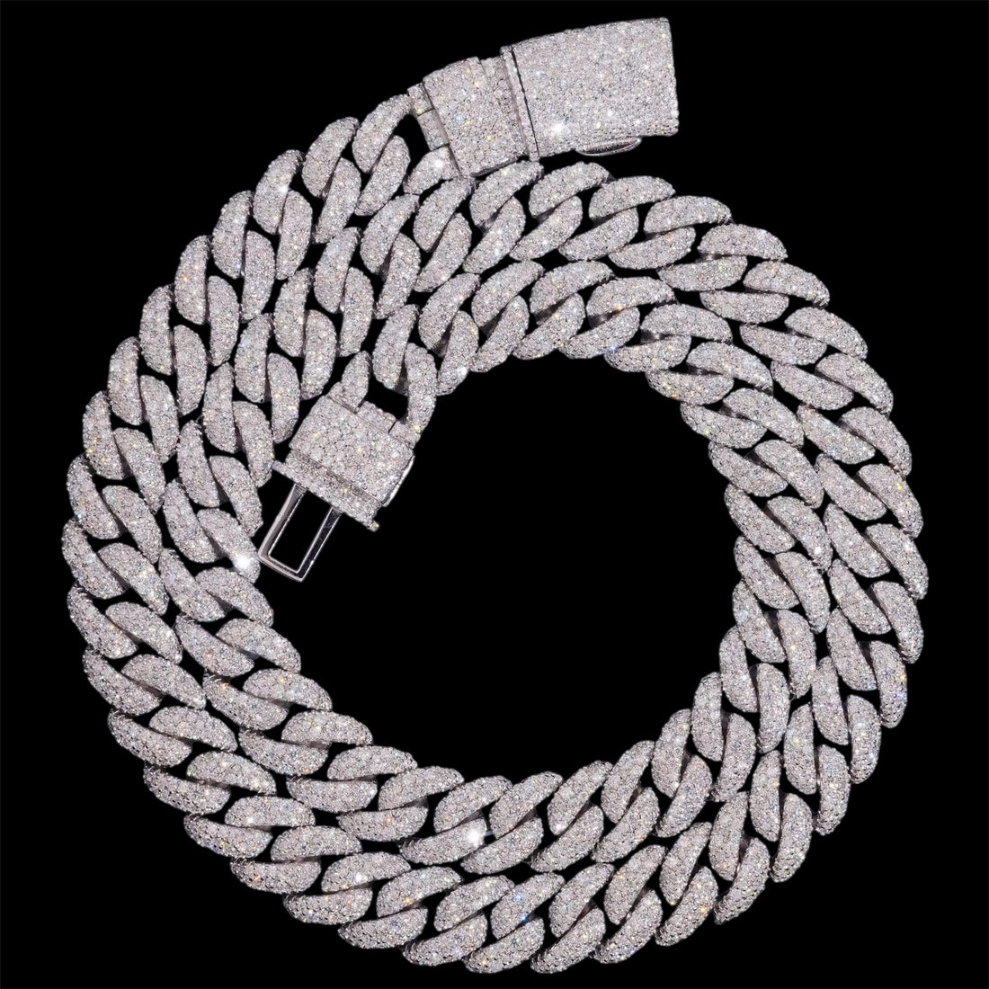 12MM La Cubana Mosaic Cuban Link Chain