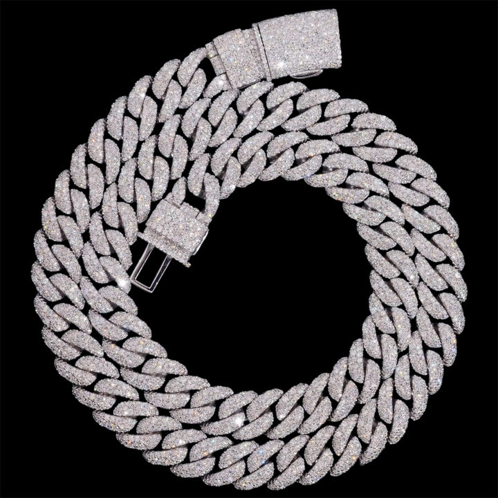 12MM La Cubana Mosaic Cuban Link Chain