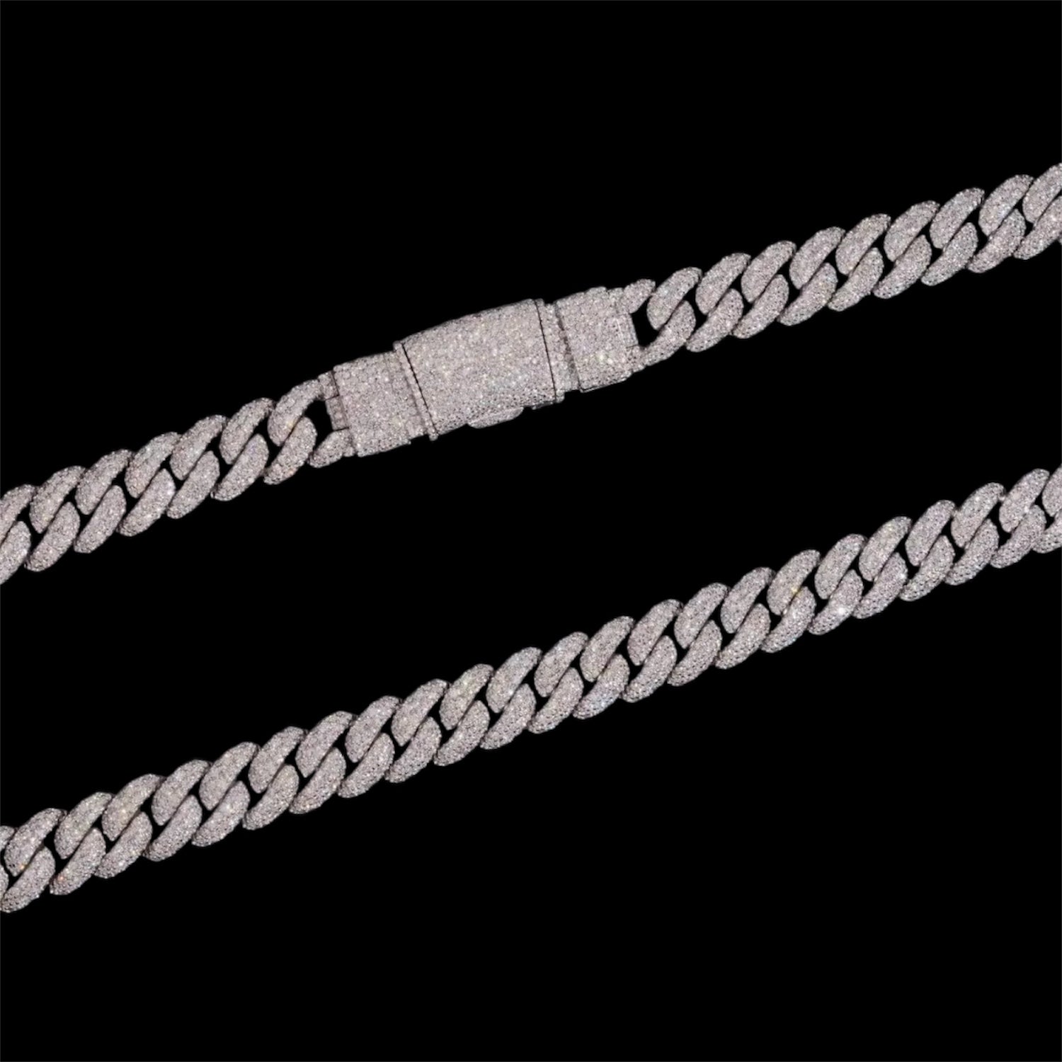 12MM La Cubana Mosaic Cuban Link Chain