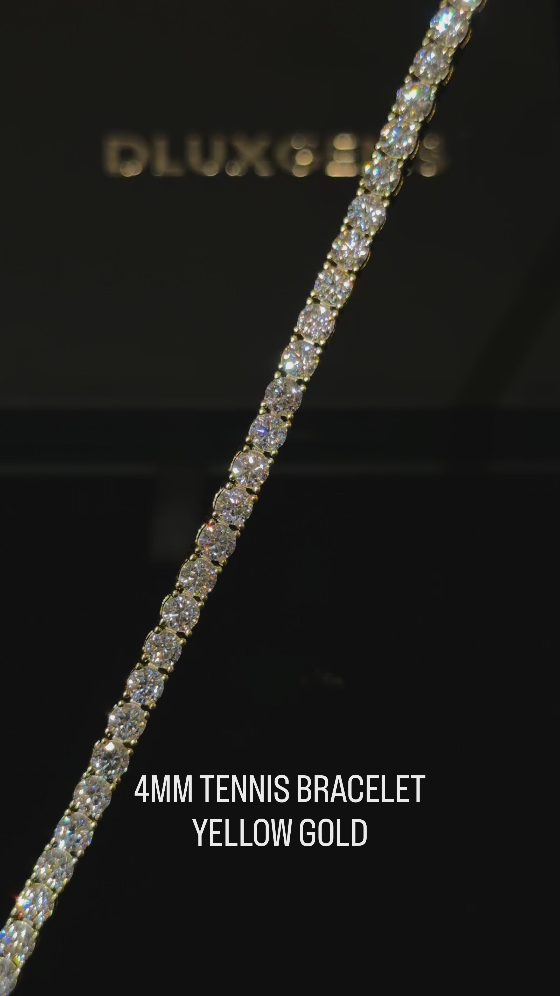 4MM Moissanite Tennis Bracelet