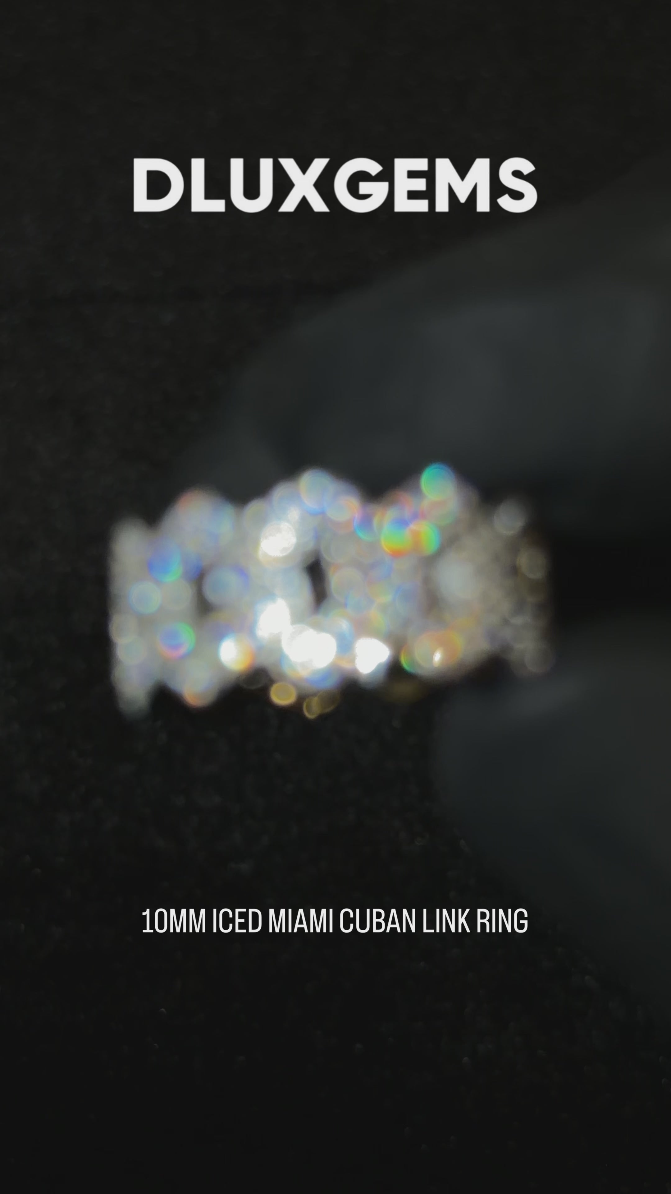 10MM Miami Iced Out Ring